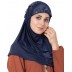 Jersey Instant Hijab - Navy Blue